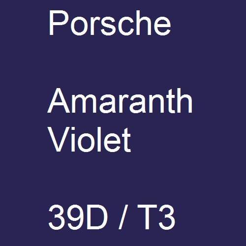 Porsche, Amaranth Violet, 39D / T3.